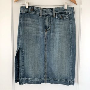 7 for All Mankind denim skirt